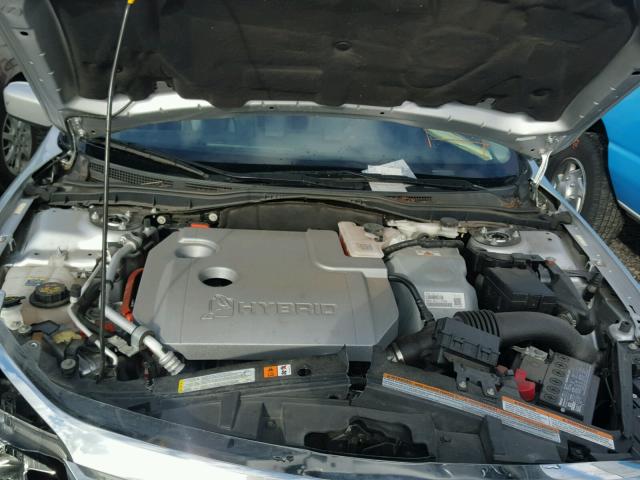 3FADP0L33CR273169 - 2012 FORD FUSION HYB SILVER photo 7