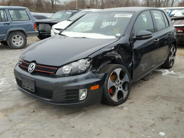 WVWHD7AJXCW168835 - 2012 VOLKSWAGEN GTI BLACK photo 2