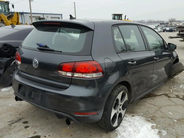 WVWHD7AJXCW168835 - 2012 VOLKSWAGEN GTI BLACK photo 4