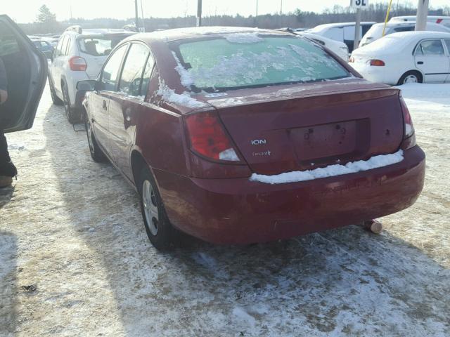 1G8AG52FX5Z150080 - 2005 SATURN ION LEVEL MAROON photo 3