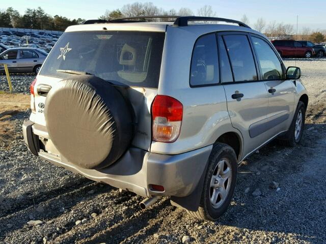 JTEHH20V336086372 - 2003 TOYOTA RAV4 SILVER photo 4