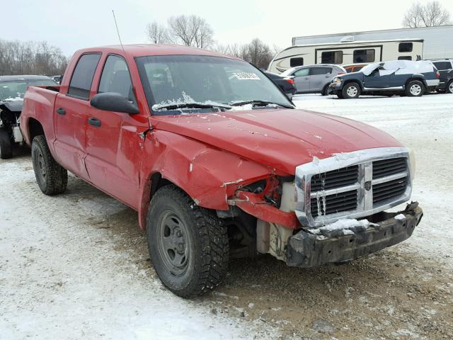 1D7HW28K65S294184 - 2005 DODGE DAKOTA QUA RED photo 1