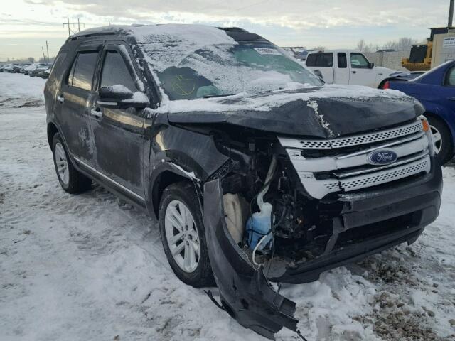 1FM5K8D88EGC36839 - 2014 FORD EXPLORER X BLACK photo 1