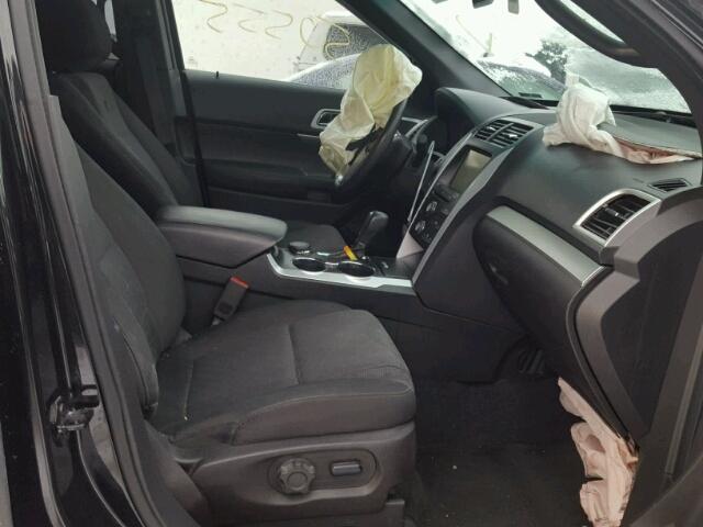 1FM5K8D88EGC36839 - 2014 FORD EXPLORER X BLACK photo 5