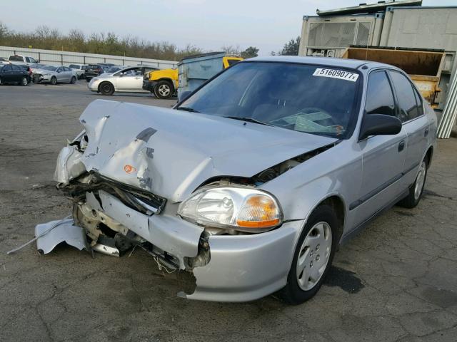 2HGEJ6672VH517976 - 1997 HONDA CIVIC LX SILVER photo 2