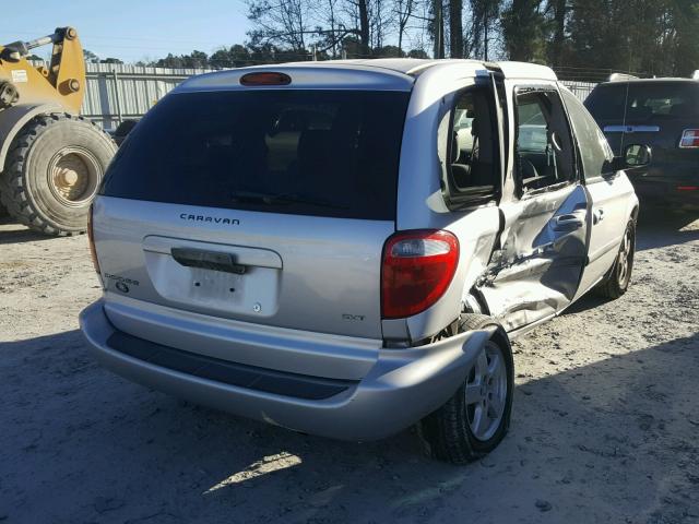 1D4GP45R86B619132 - 2006 DODGE CARAVAN SX SILVER photo 4