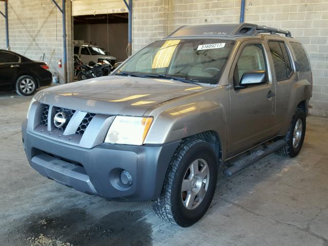 5N1AN08U48C501735 - 2008 NISSAN XTERRA OFF SILVER photo 2