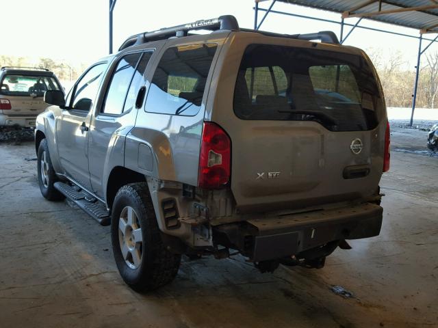 5N1AN08U48C501735 - 2008 NISSAN XTERRA OFF SILVER photo 3