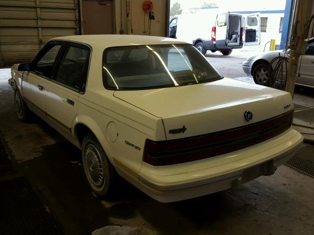 1G4AG55N6P6454290 - 1993 BUICK CENTURY SP WHITE photo 3