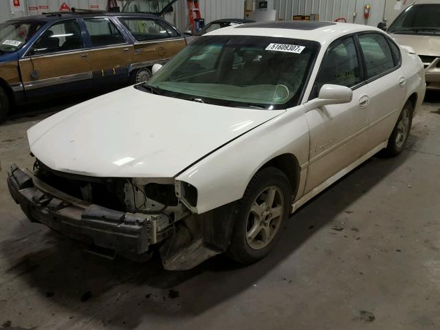 2G1WH52K649433180 - 2004 CHEVROLET IMPALA LS WHITE photo 2