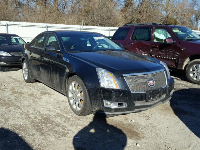 1G6DF577580134159 - 2008 CADILLAC CTS BLACK photo 1