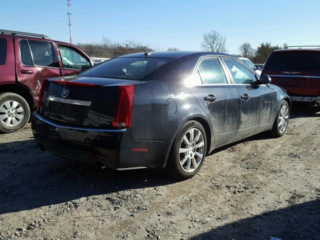 1G6DF577580134159 - 2008 CADILLAC CTS BLACK photo 4