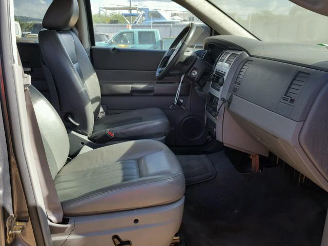 1D4HB58D34F216285 - 2004 DODGE DURANGO LI GRAY photo 5