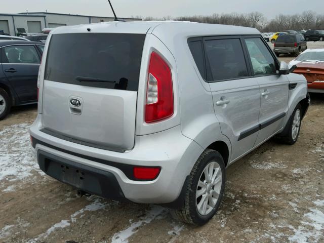 KNDJT2A61C7388426 - 2012 KIA SOUL + SILVER photo 4