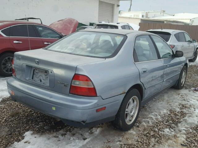 1HGCE6665SA010194 - 1995 HONDA ACCORD EX BLUE photo 4