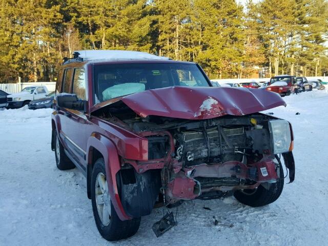 1J8HG48N56C123735 - 2006 JEEP COMMANDER წითელი ფოტო 1