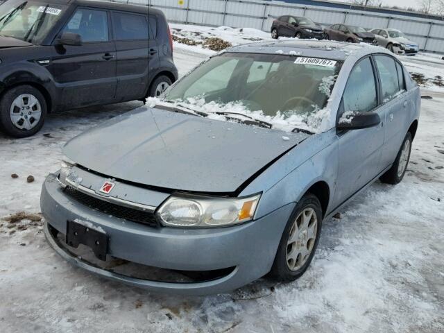 1G8AJ52F93Z169427 - 2003 SATURN ION LEVEL BLUE photo 2
