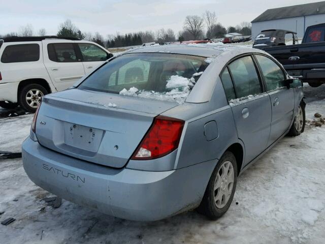 1G8AJ52F93Z169427 - 2003 SATURN ION LEVEL BLUE photo 4