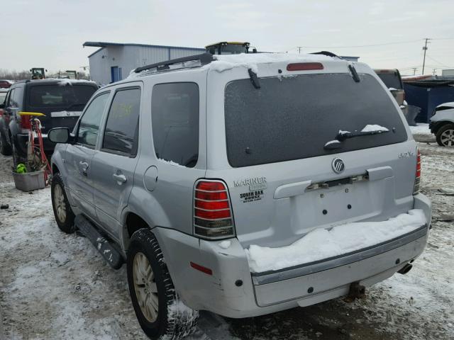 4M2CU57125DJ12547 - 2005 MERCURY MARINER GRAY photo 3