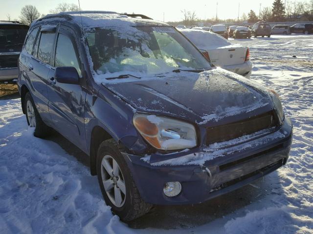 JTEHD20V746018251 - 2004 TOYOTA RAV4 BLUE photo 1