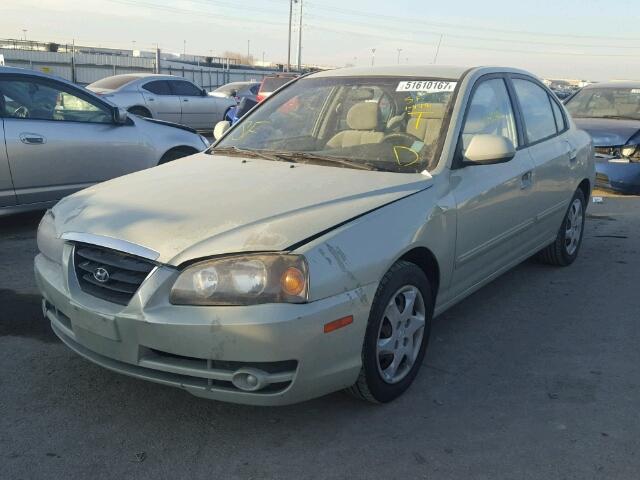 KMHDN46D34U728247 - 2004 HYUNDAI ELANTRA GL GRAY photo 2