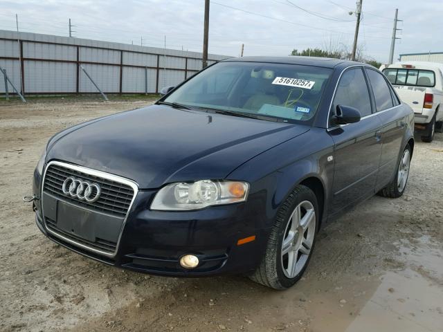 WAUAH78E16A199162 - 2006 AUDI A4 3.2 BLUE photo 2