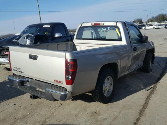 1GTCS148468209362 - 2006 GMC CANYON SILVER photo 4