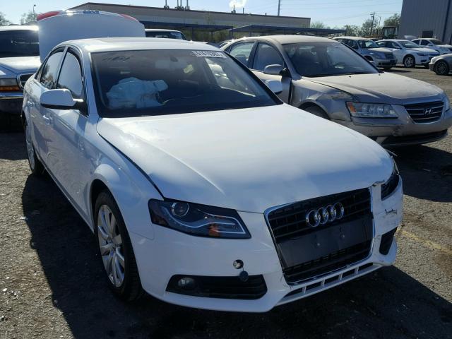 WAUEFAFL2BN039185 - 2011 AUDI A4 PREMIUM WHITE photo 1