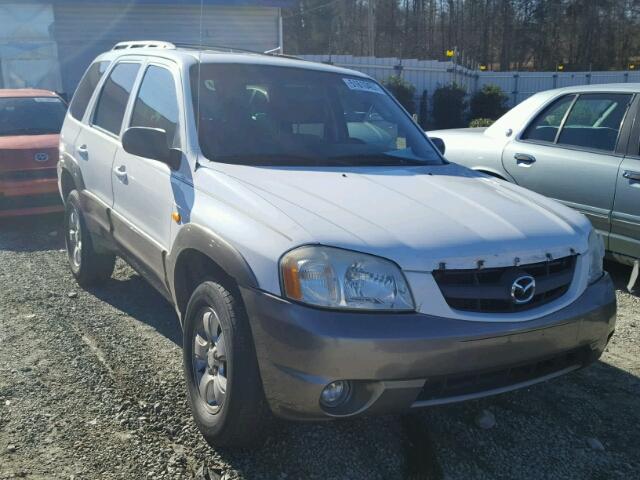 4F2CZ04184KM24865 - 2004 MAZDA TRIBUTE LX WHITE photo 1