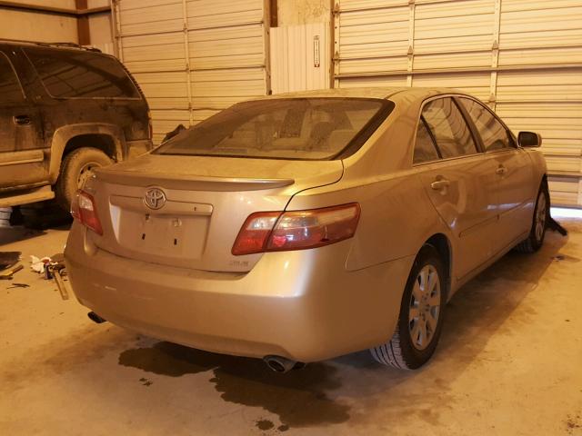 4T1BK46K28U059814 - 2008 TOYOTA CAMRY LE GOLD photo 4