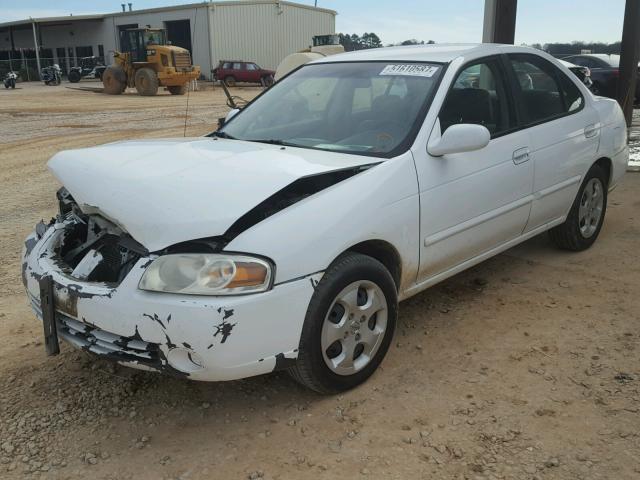 3N1CB51D84L846636 - 2004 NISSAN SENTRA 1.8 WHITE photo 2