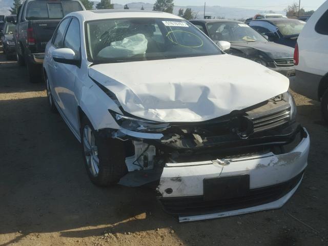 3VWDZ7AJ4BM386152 - 2011 VOLKSWAGEN JETTA SE WHITE photo 1