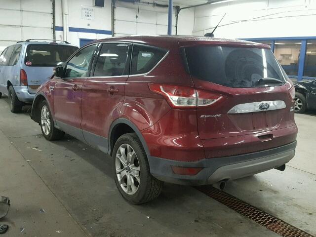 1FMCU9H94DUA48538 - 2013 FORD ESCAPE SEL MAROON photo 3