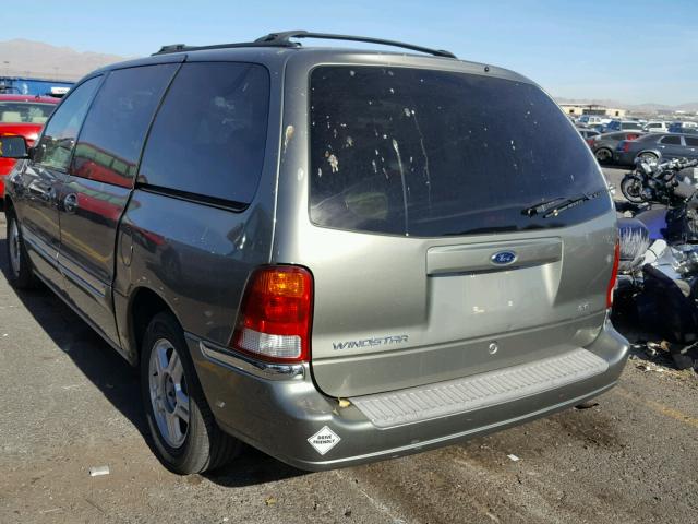 2FMZA52403BA08874 - 2003 FORD WINDSTAR S GRAY photo 3