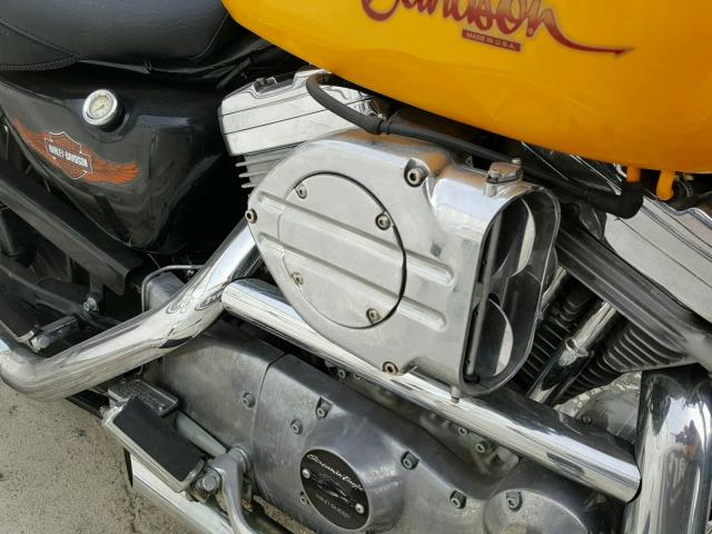 1HD4CAM1XYK150147 - 2000 HARLEY-DAVIDSON XL883 YELLOW photo 7