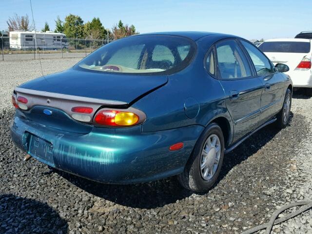 1FALP52UXVG120558 - 1997 FORD TAURUS GL GREEN photo 4