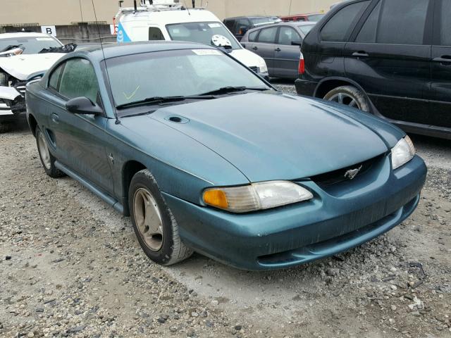 1FALP4046TF148101 - 1996 FORD MUSTANG GREEN photo 1