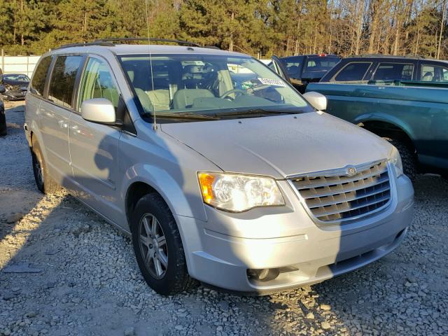 2A8HR54P98R844108 - 2008 CHRYSLER TOWN & COU SILVER photo 1