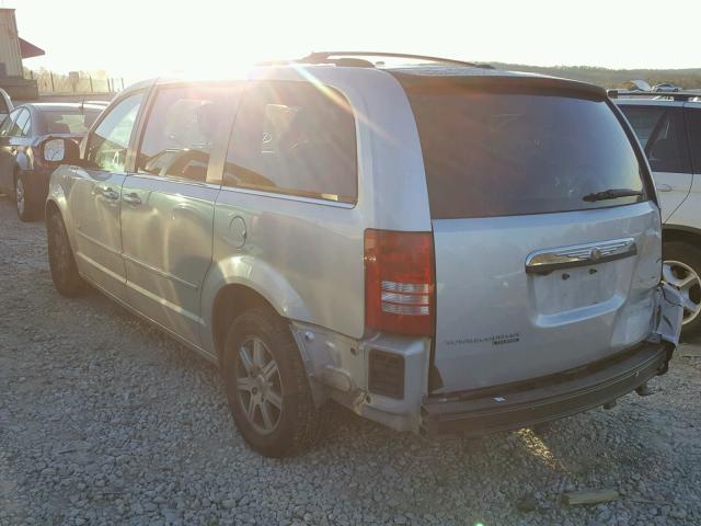 2A8HR54P98R844108 - 2008 CHRYSLER TOWN & COU SILVER photo 3