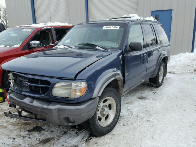 1FMZU73EX1ZA79830 - 2001 FORD EXPLORER X BLUE photo 2