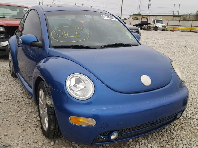 3VWCD21C33M444042 - 2003 VOLKSWAGEN NEW BEETLE 蓝色 照片 1