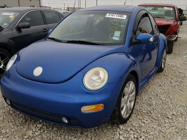 3VWCD21C33M444042 - 2003 VOLKSWAGEN NEW BEETLE 蓝色 照片 2