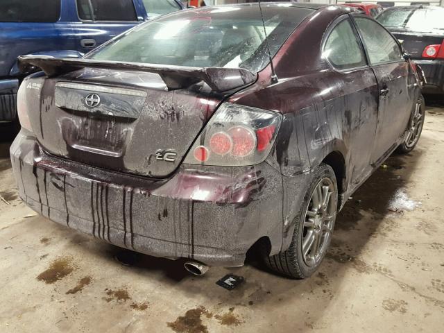 JTKDE167290283973 - 2009 TOYOTA SCION TC BURGUNDY photo 4