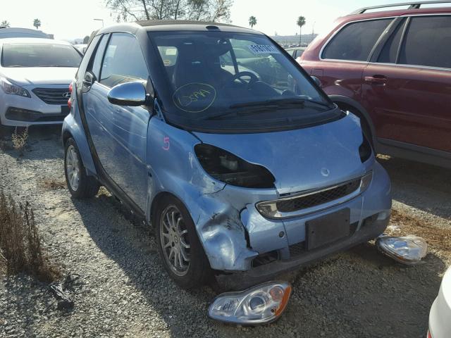 WMEEK3BA0BK422141 - 2011 SMART FORTWO PAS BLUE photo 1