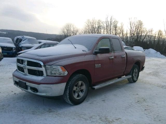 1C6RR7GG7DS634609 - 2013 RAM 1500 SLT RED photo 2