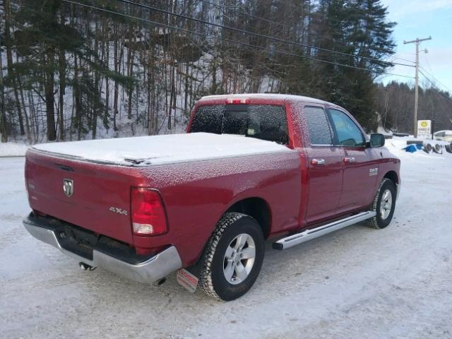 1C6RR7GG7DS634609 - 2013 RAM 1500 SLT RED photo 4