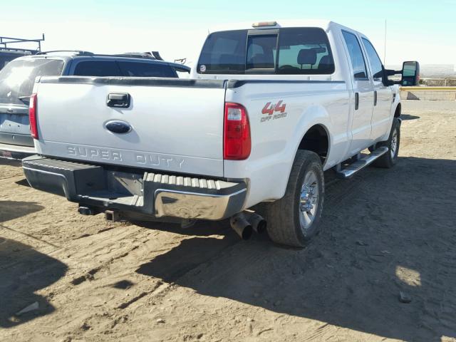 1FTSW21R88ED94863 - 2008 FORD F250 SUPER WHITE photo 4