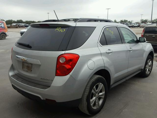 2GNALCEK9F6115288 - 2015 CHEVROLET EQUINOX LT SILVER photo 4