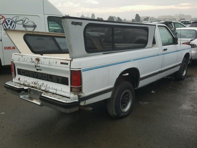 1GCCS14Z3N8119028 - 1992 CHEVROLET S TRUCK S1 WHITE photo 4