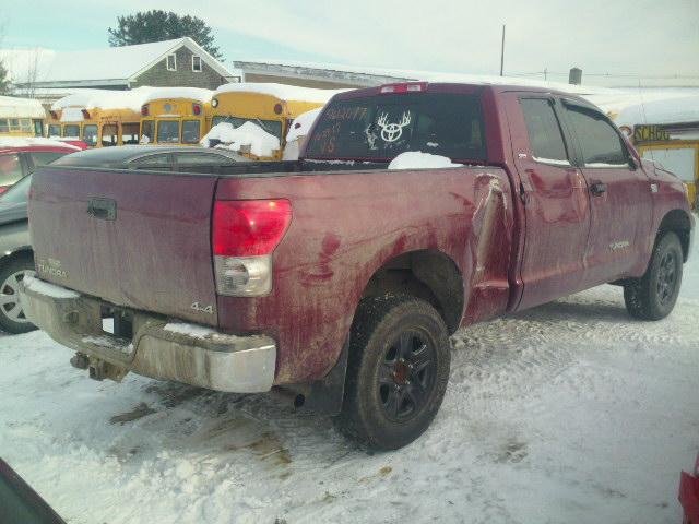 5TBBT54178S459995 - 2008 TOYOTA TUNDRA DOU RED photo 4